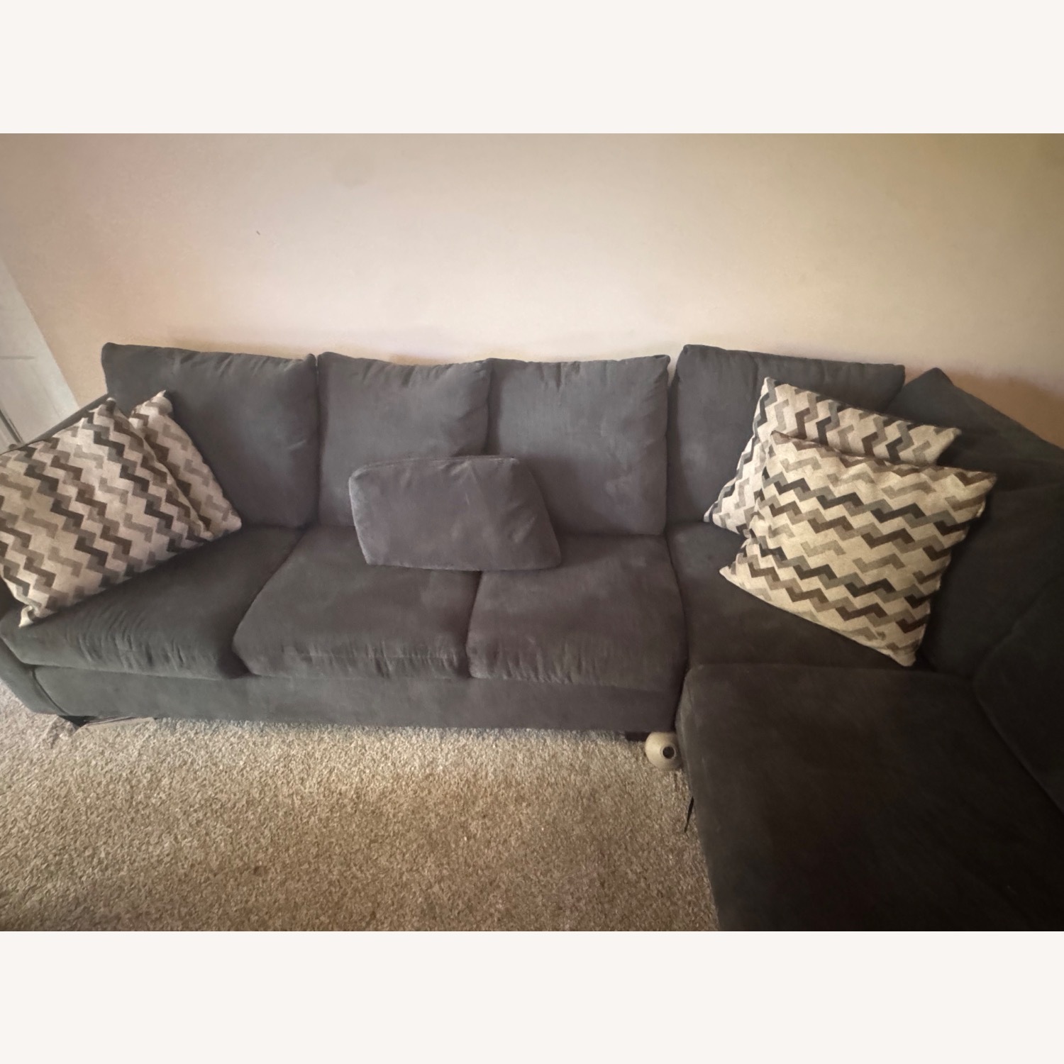Sectional Gray Sofa - image-2