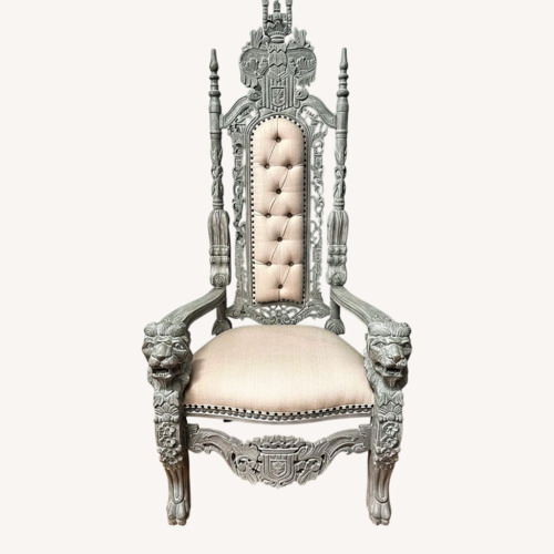 Used King David Lion Throne Accent Chairs for sale on AptDeco