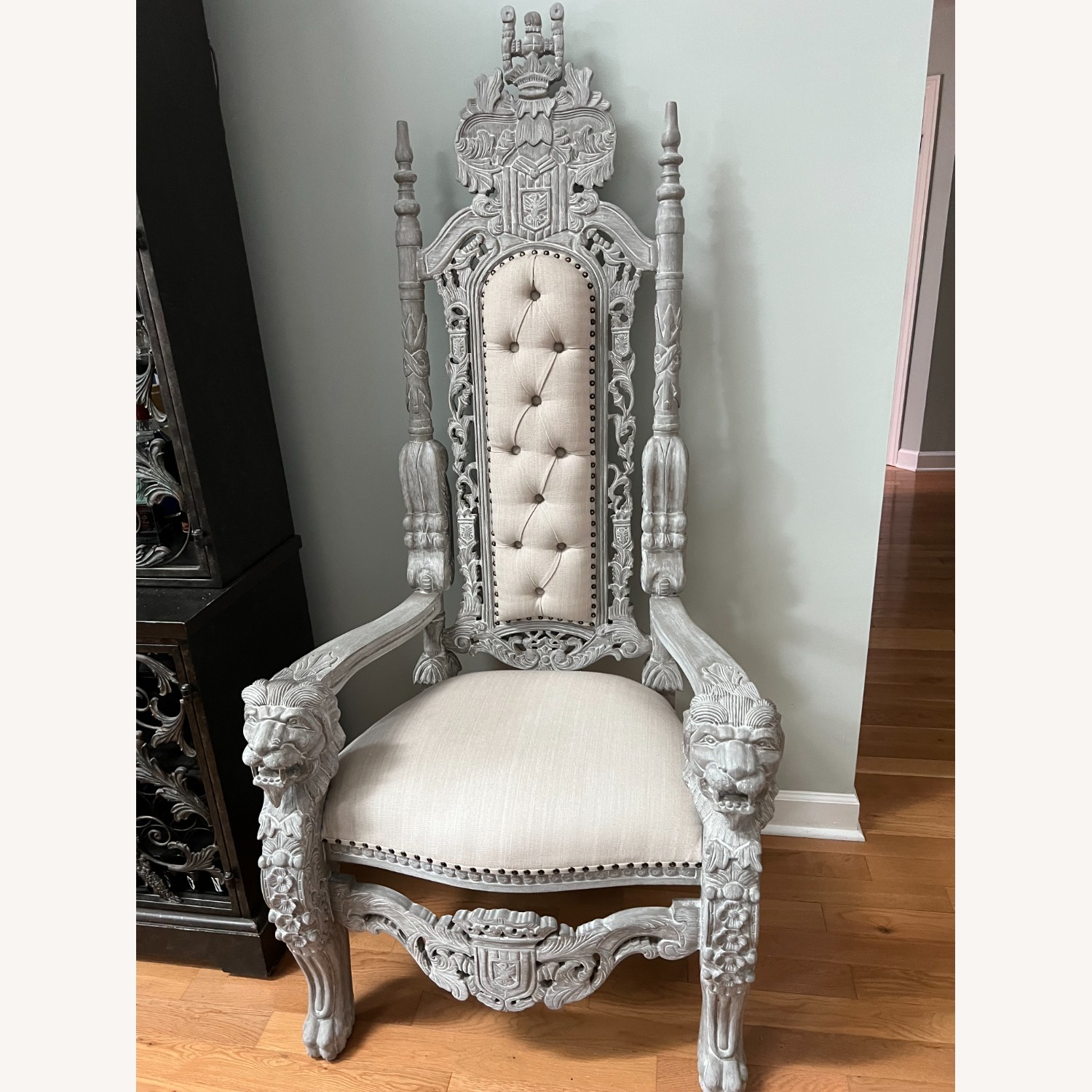 King David Lion Throne Accent Chairs - image-2