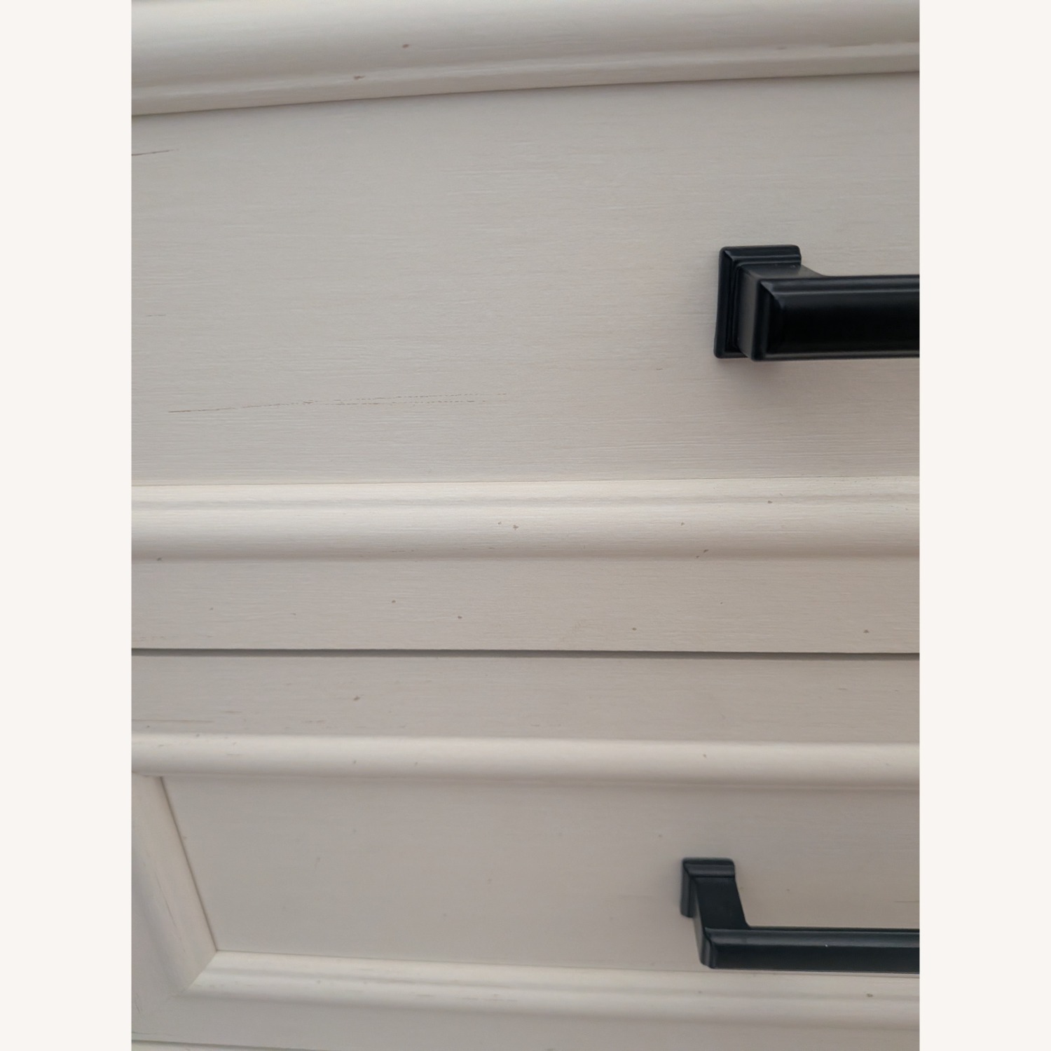 White Wood Nightstand - image-5
