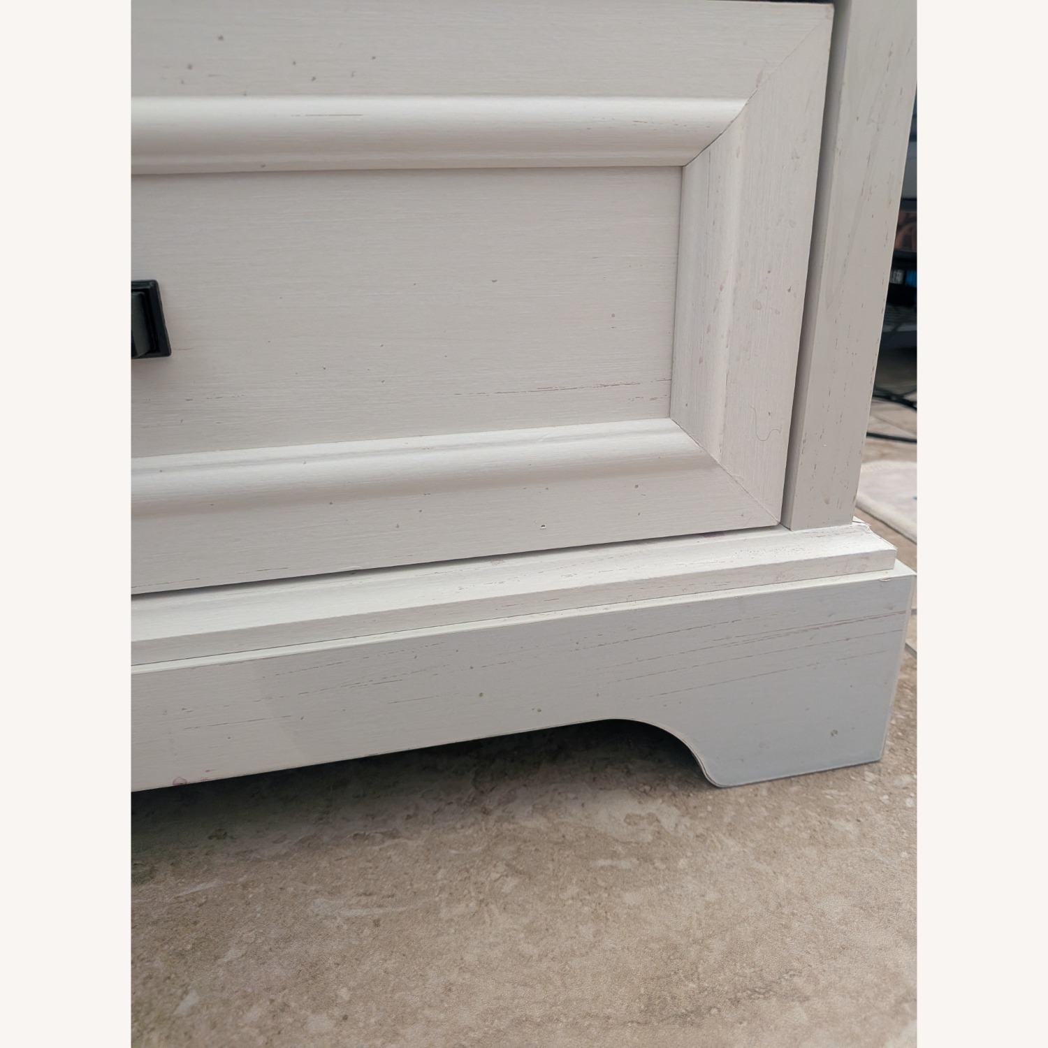 White Wood Nightstand - image-7