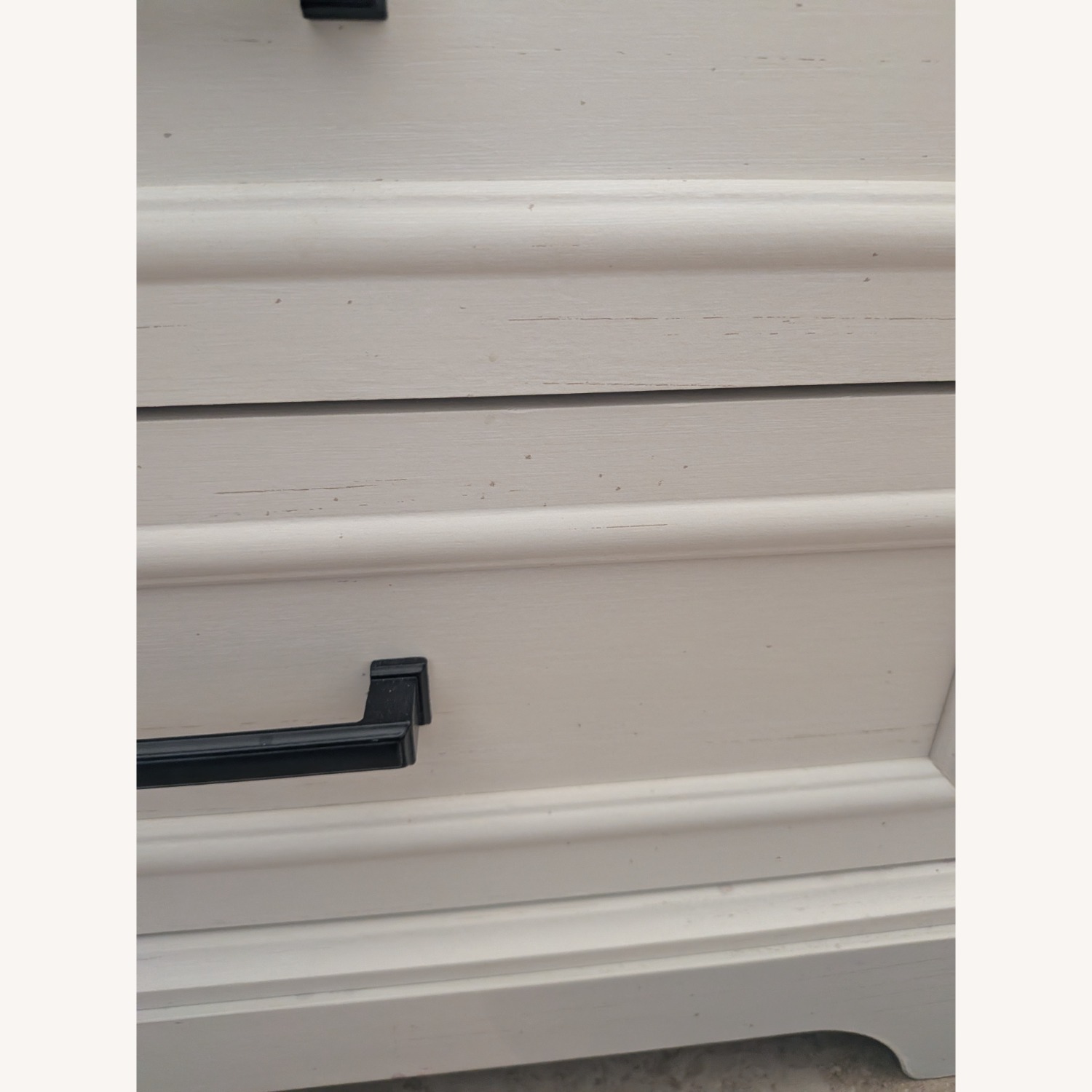 White Wood Nightstand - image-6