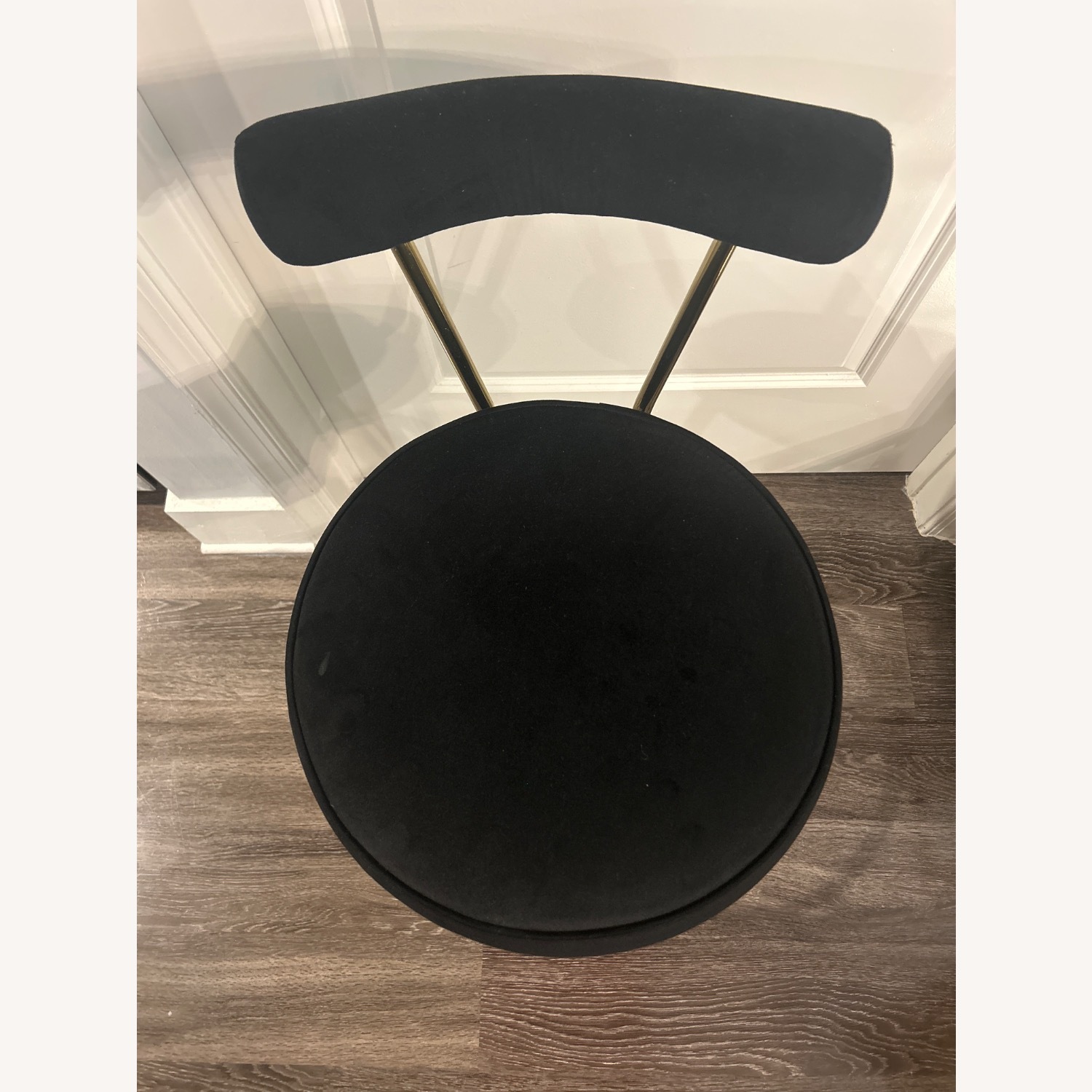 LumiSource Rhonda Glam Black Fabric Stools - image-4