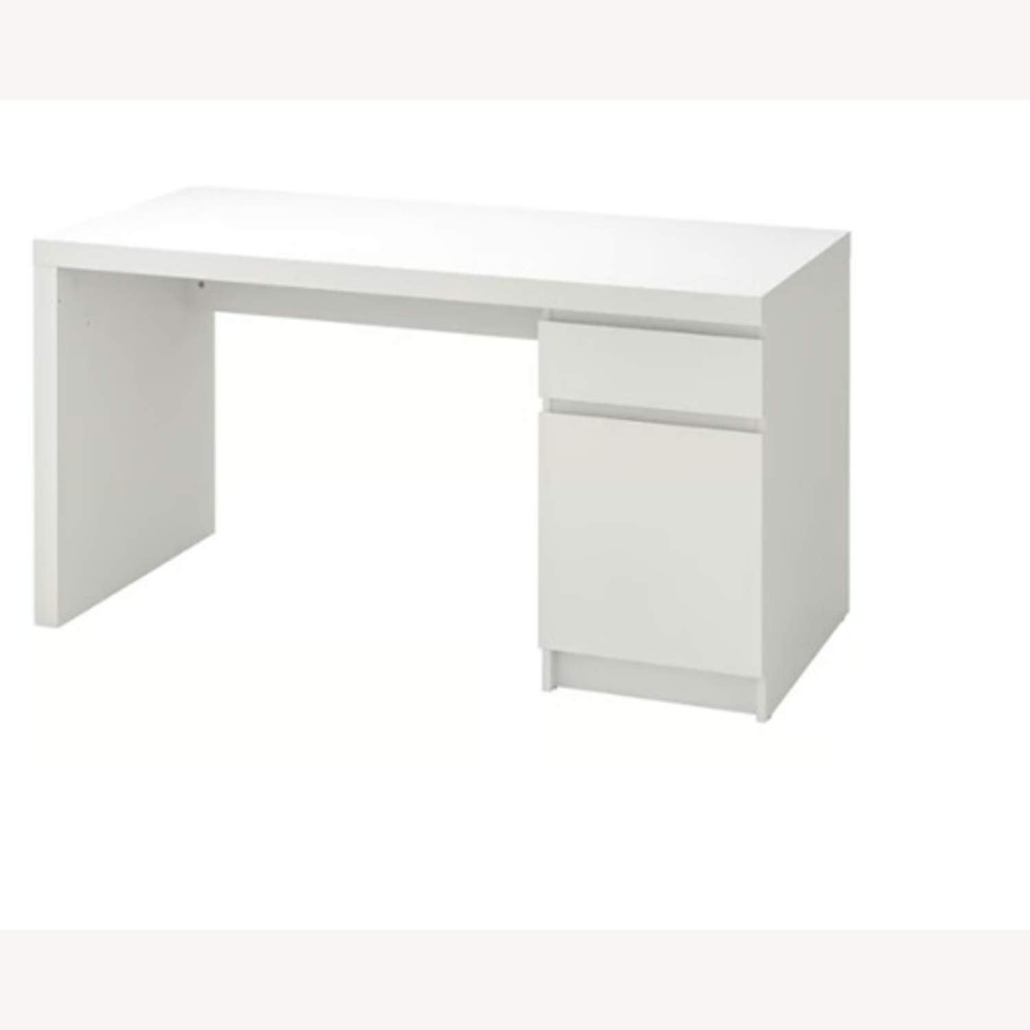 IKEA MALM White Desk - image-4