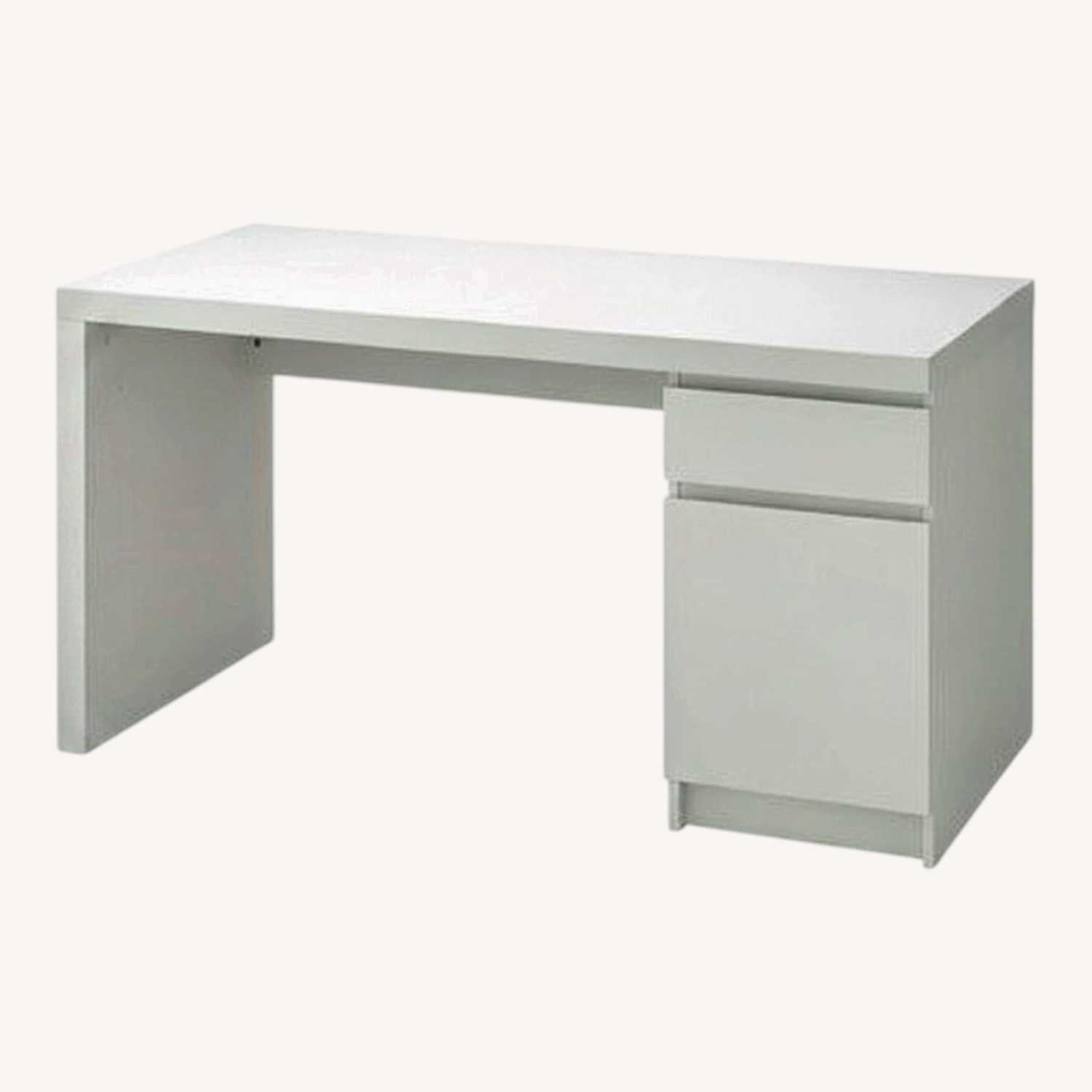 IKEA MALM White Desk - image-0