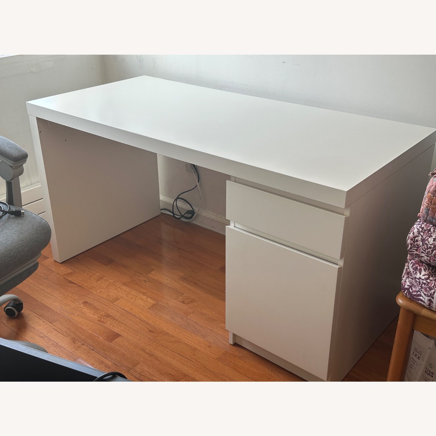 IKEA MALM White Desk - image-1