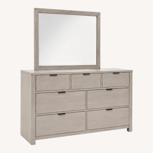 Used Macy's Tribeca Light Gray Dresser for sale on AptDeco
