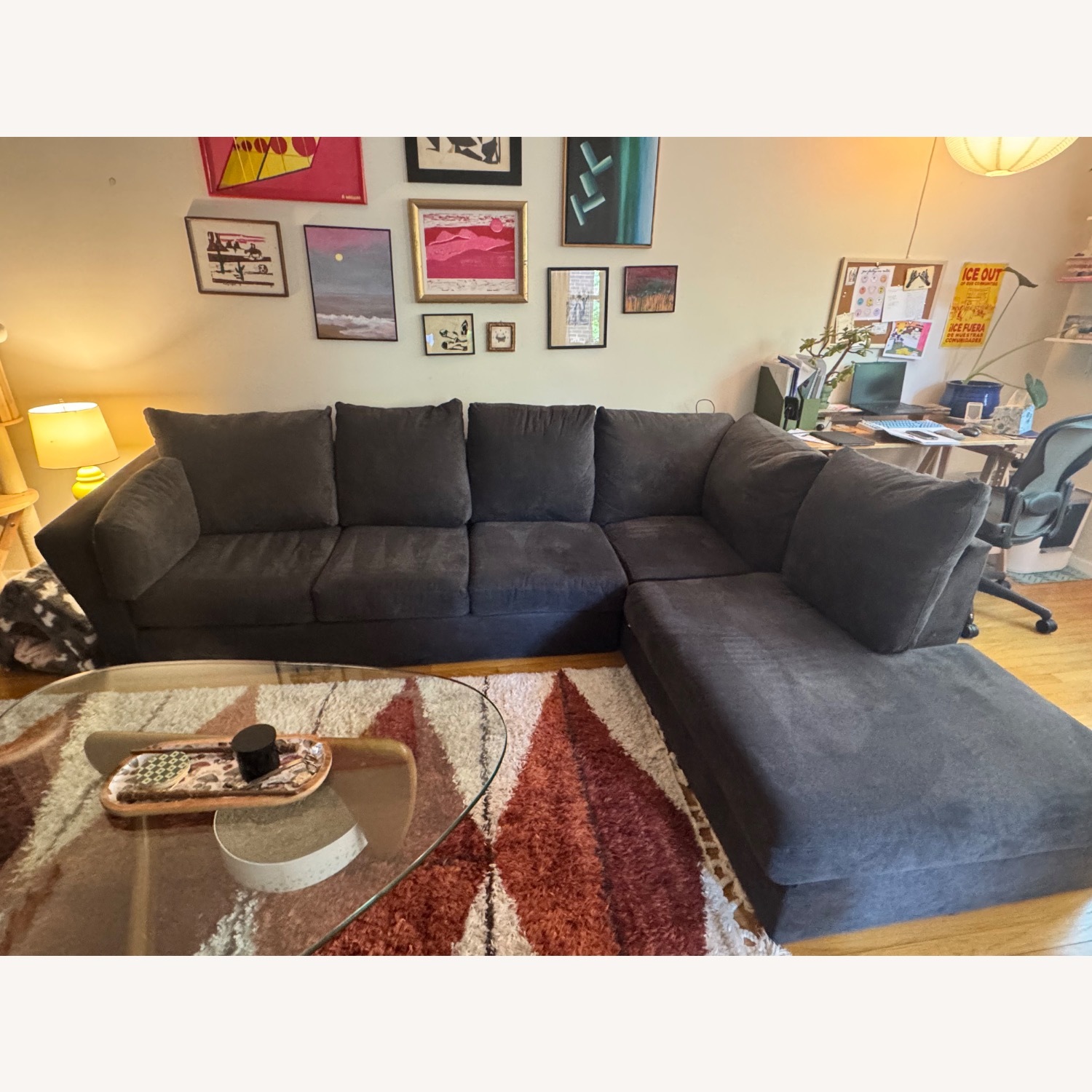 Bob's Discount Furniture 2 Piece Sectional - image-1