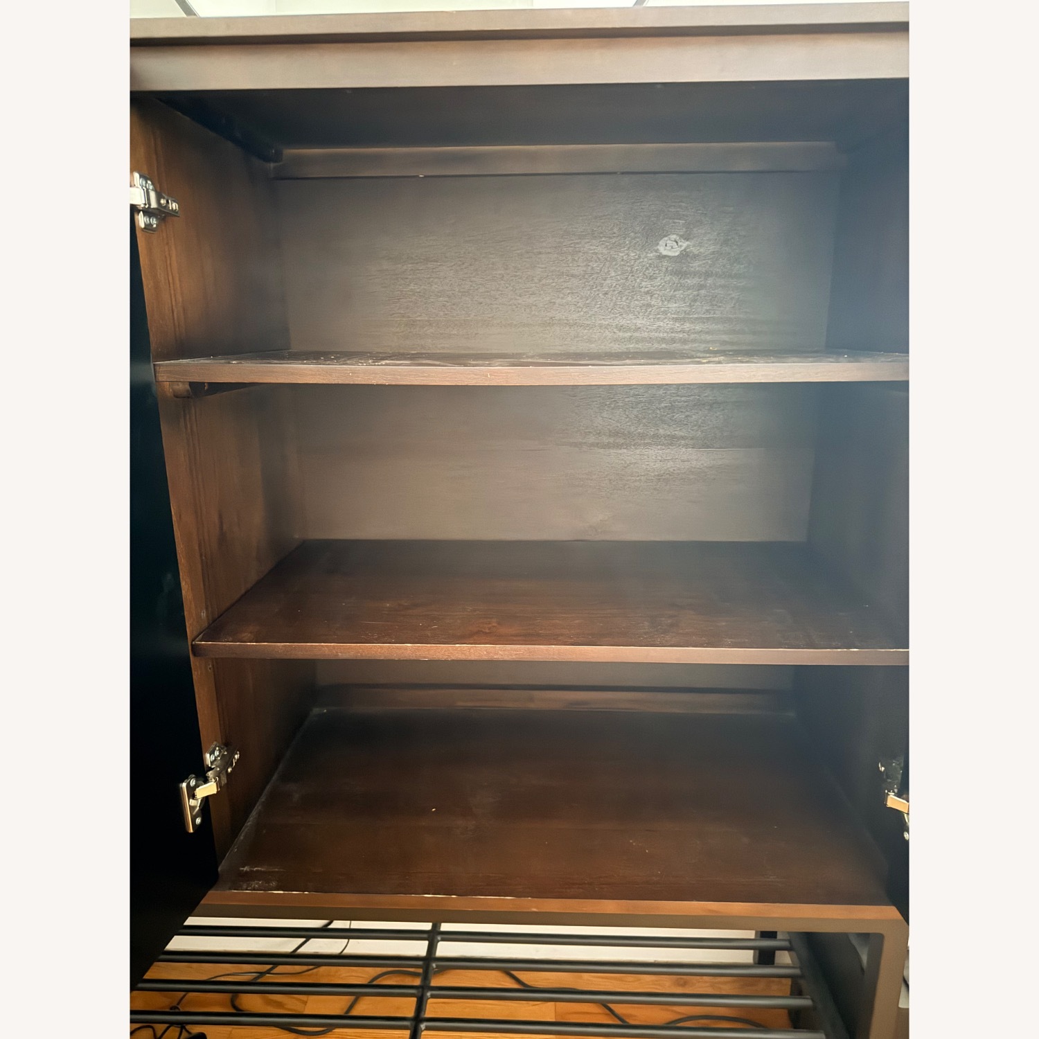 Crate & Barrel Tatum Entryway Shoe Storage Cabinet - image-2