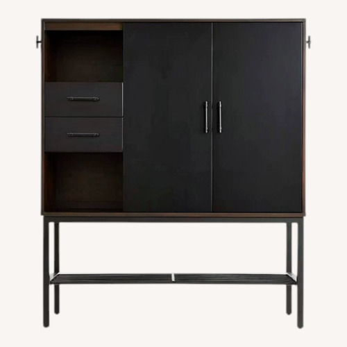Used Crate & Barrel Tatum Entryway Shoe Storage Cabinet for sale on AptDeco