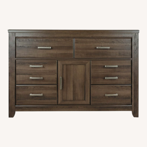 Used Ashley Furniture Juararo Light Brown Dresser for sale on AptDeco