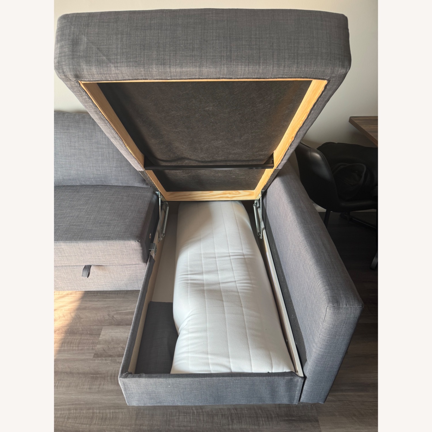 IKEA FRIHETEN Convertible 3 Seat Storage - image-2