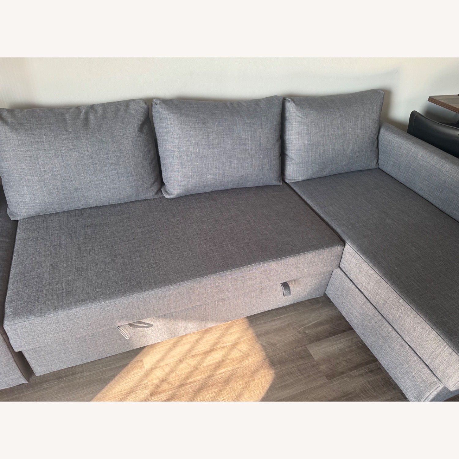 IKEA FRIHETEN Convertible 3 Seat Storage - image-1