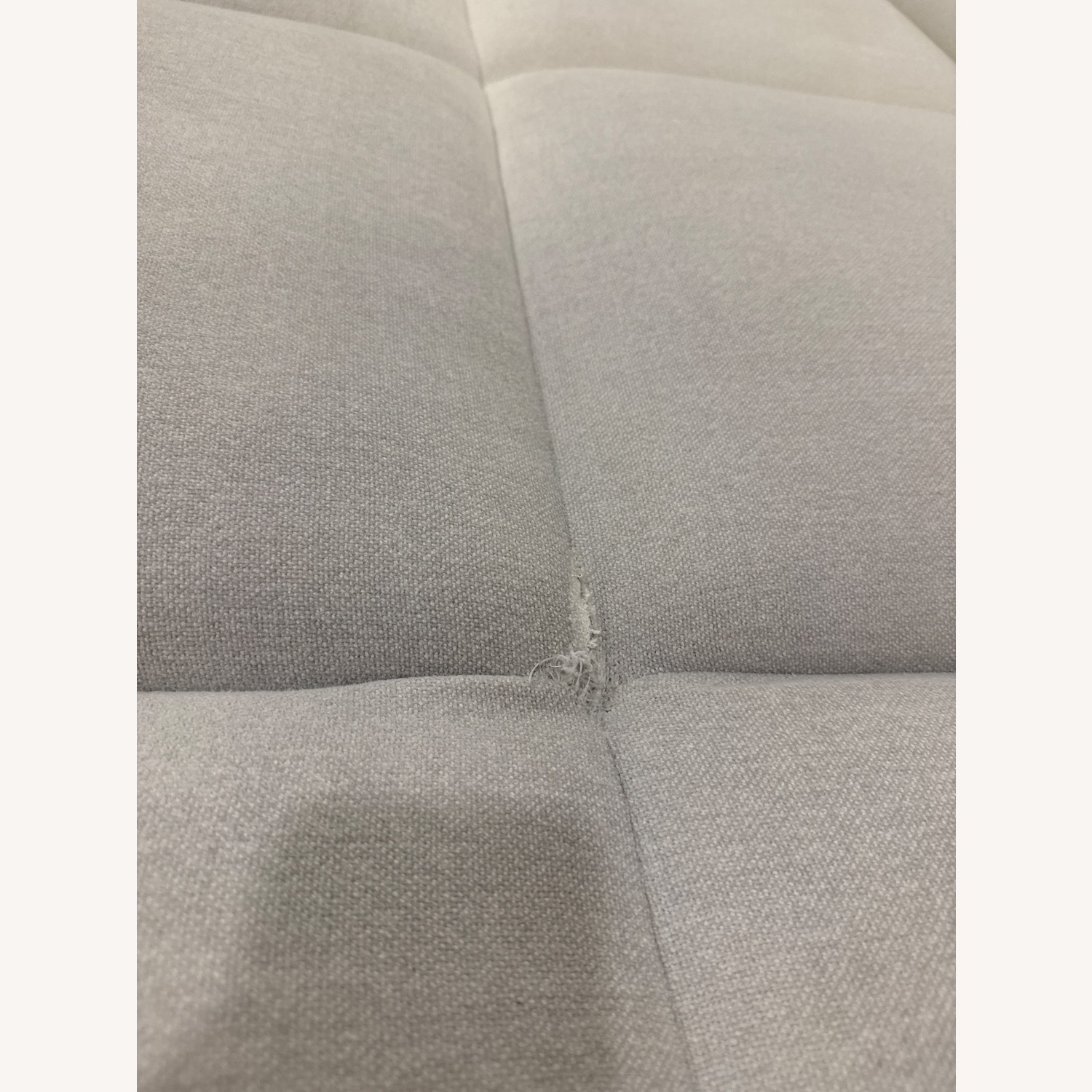 CB2 Jennifer Fisher White Sofa - image-4
