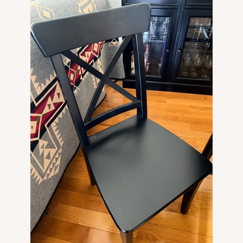 Used IKEA ROSENTORP Black Chair for sale on AptDeco