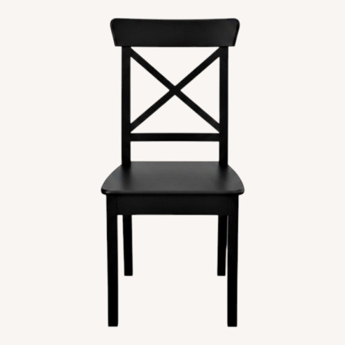 Used IKEA ROSENTORP Black Chair for sale on AptDeco