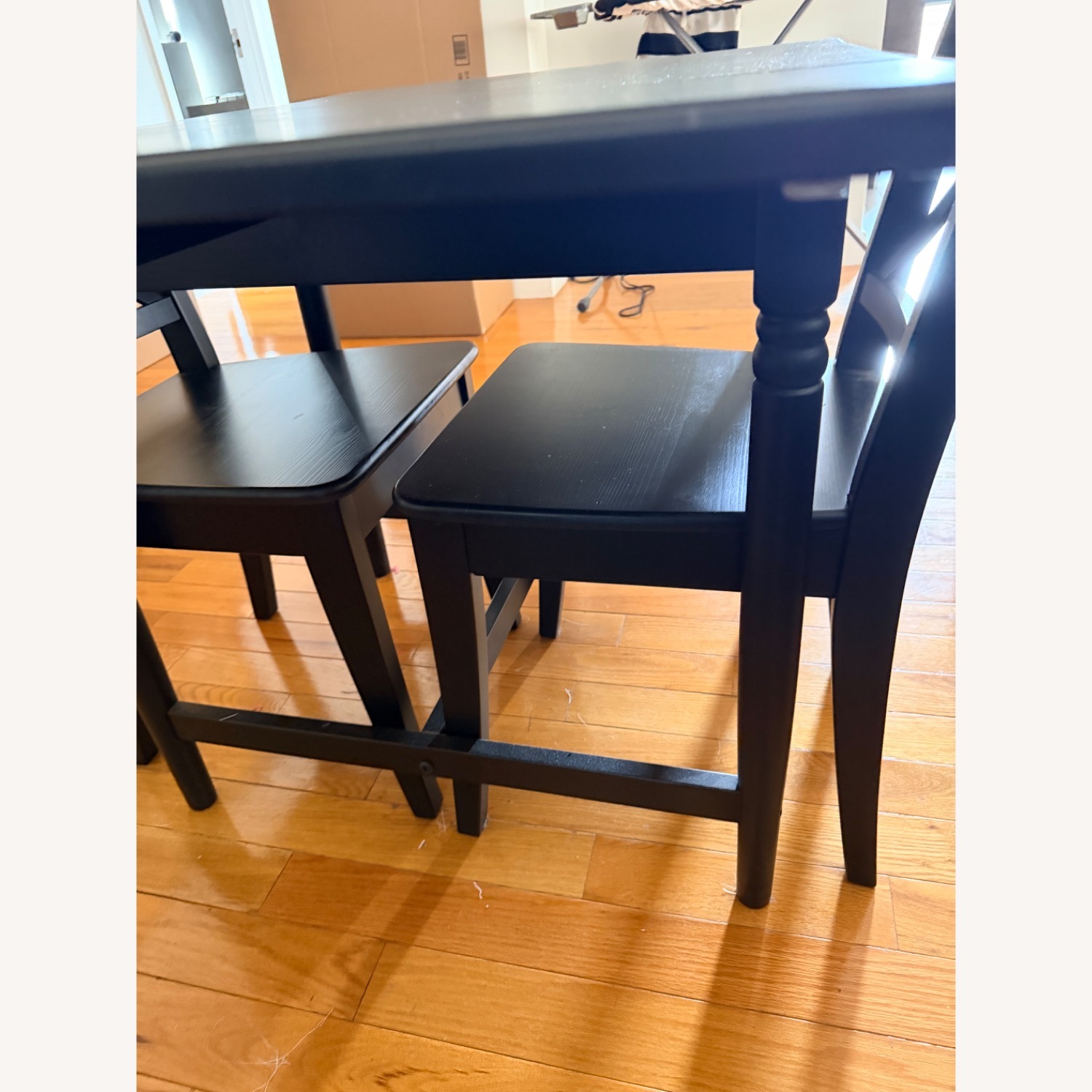 IKEA ROSENTORP Black Chair - image-3