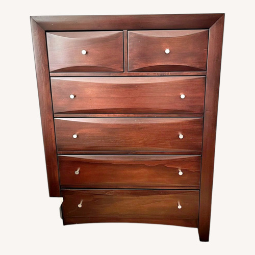 Used Ashley Furniture Dark Brown Chest for sale on AptDeco