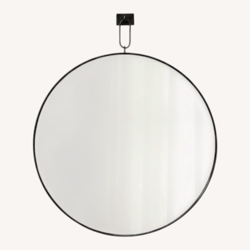 Used Crate & Barrel Odin Iron Pendant Mirror for sale on AptDeco