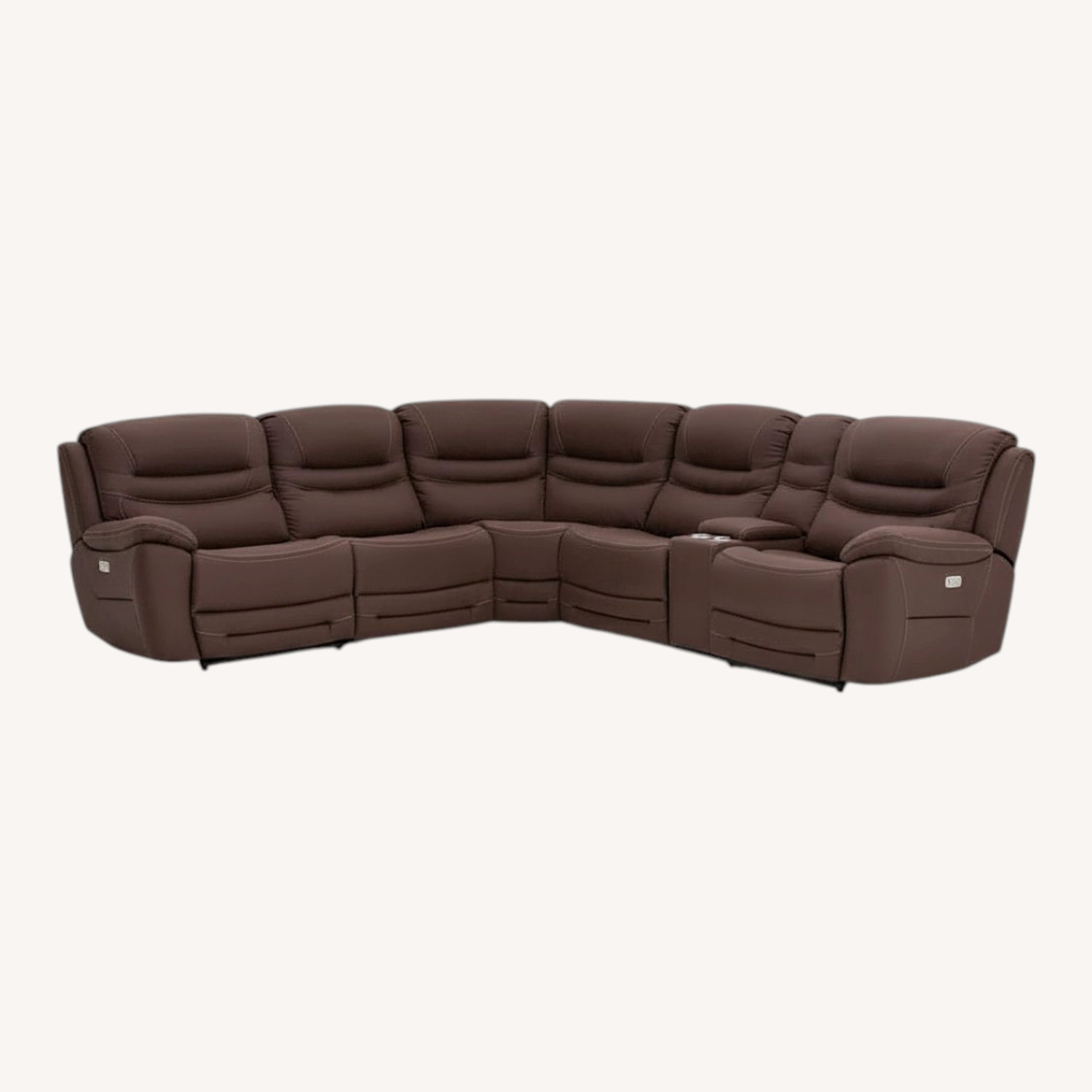 Furniture Row Dark Gray 3+ Piece Sectional - image-0