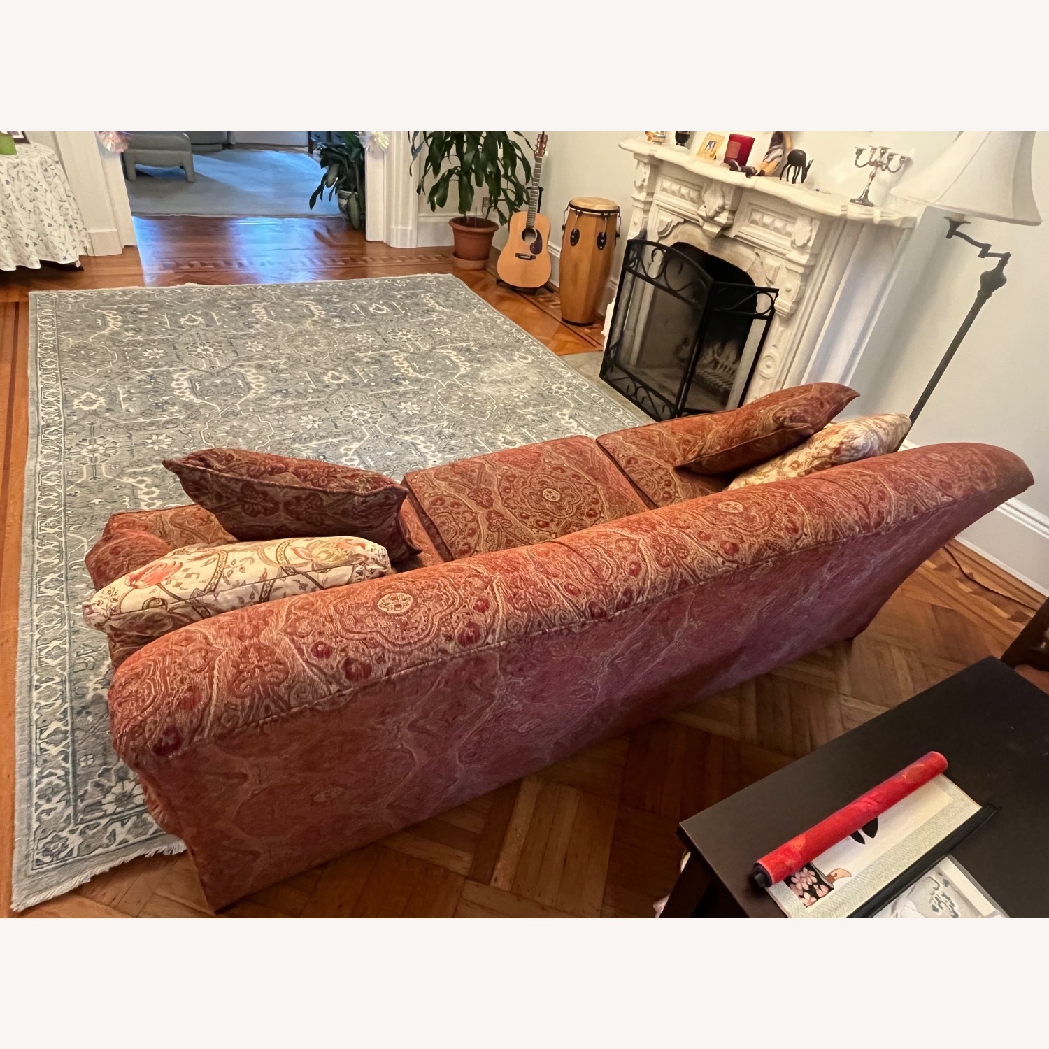 Ethan Allen Classic Rolled Arm 3+ Seater Sofa - image-3