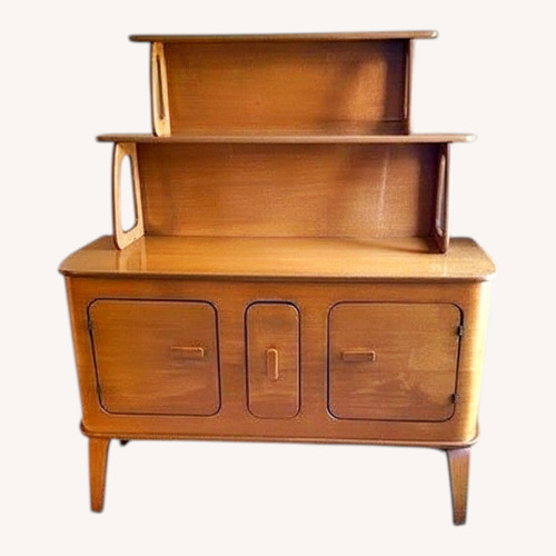 Used 1940s Bentwood Sideboard Two-Tier Hutch for sale on AptDeco