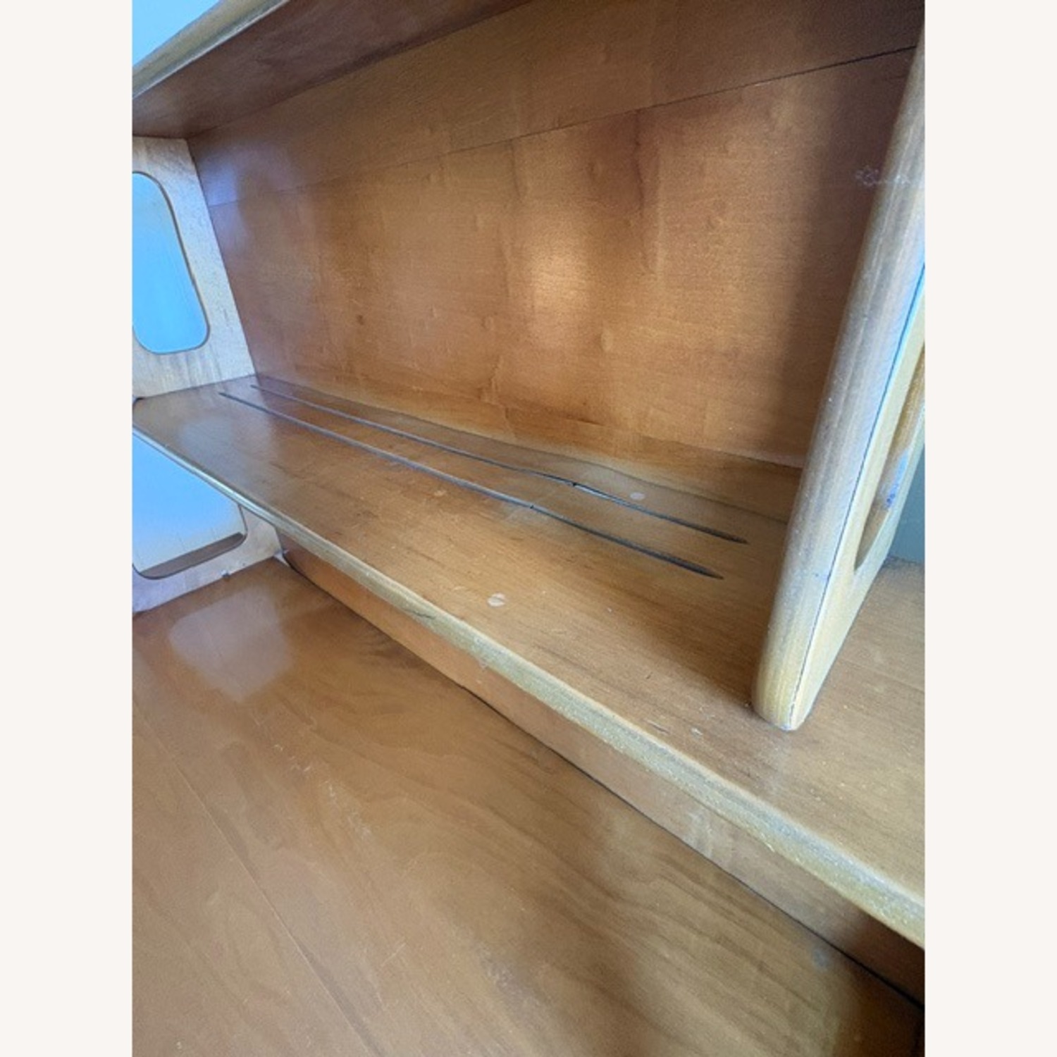 1940s Bentwood Sideboard Two-Tier Hutch - image-9