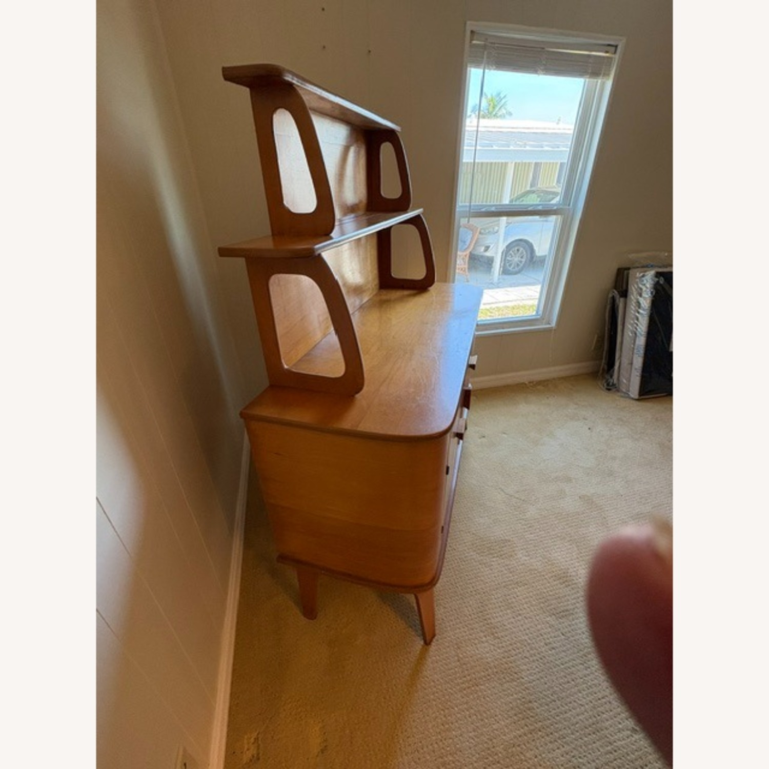 1940s Bentwood Sideboard Two-Tier Hutch - image-8