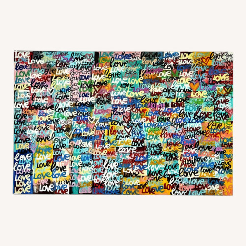 Used Spring Love Painting (2018) by Mercedes Lagunas for sale on AptDeco