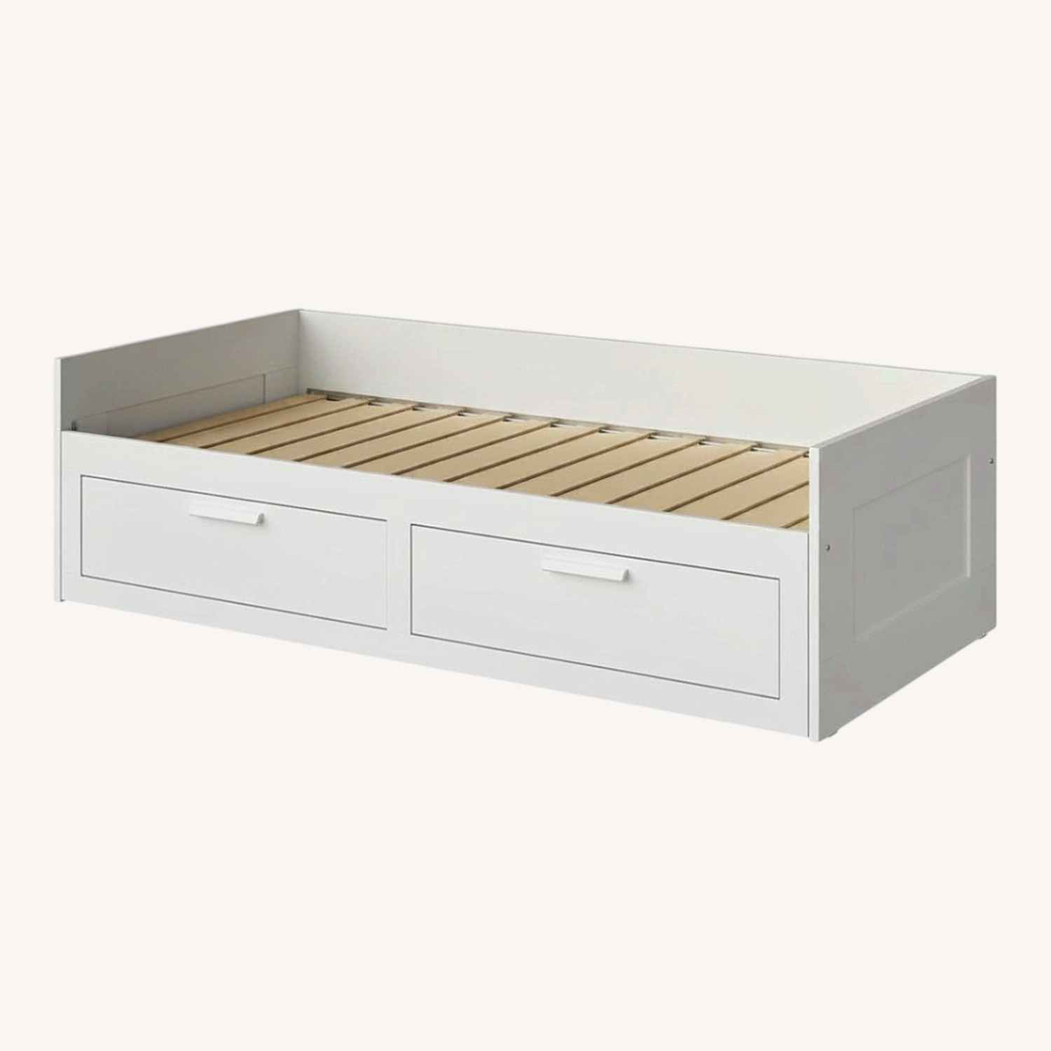 IKEA Brimnes White Wood Daybed - image-0