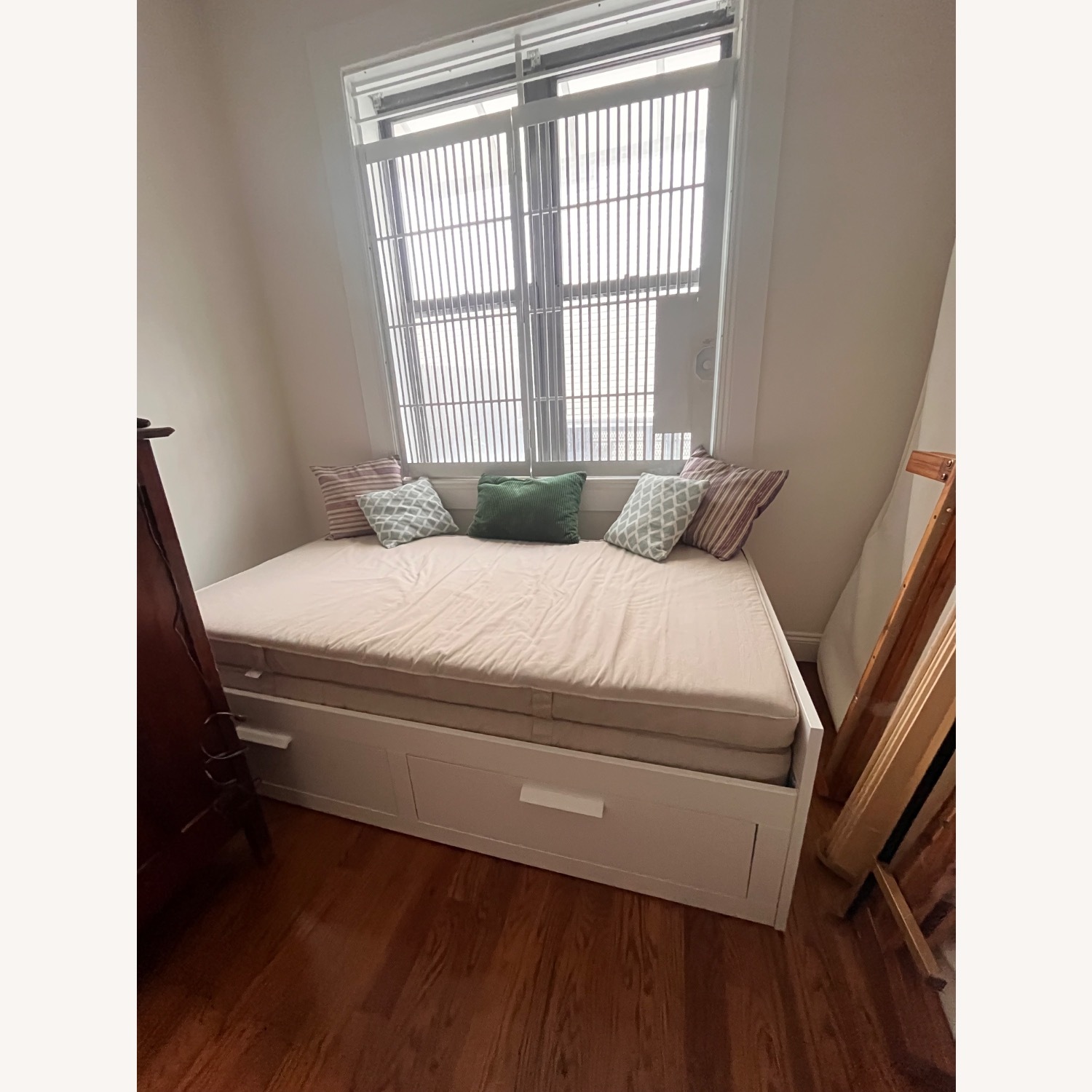 IKEA Brimnes White Wood Daybed - image-1