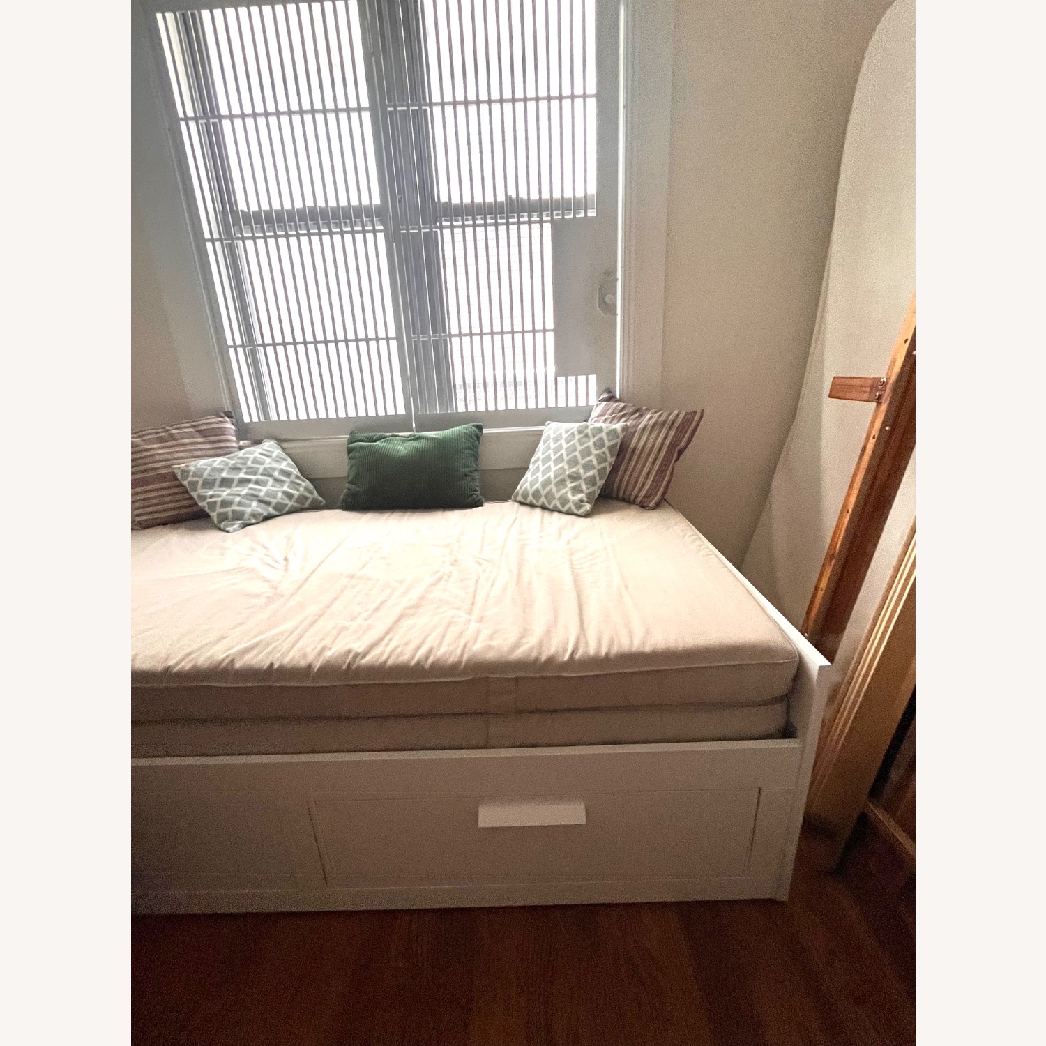 IKEA Brimnes White Wood Daybed - image-2