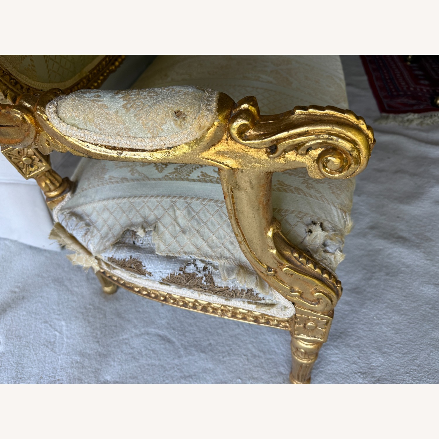 Vintage Gold Couch - image-4