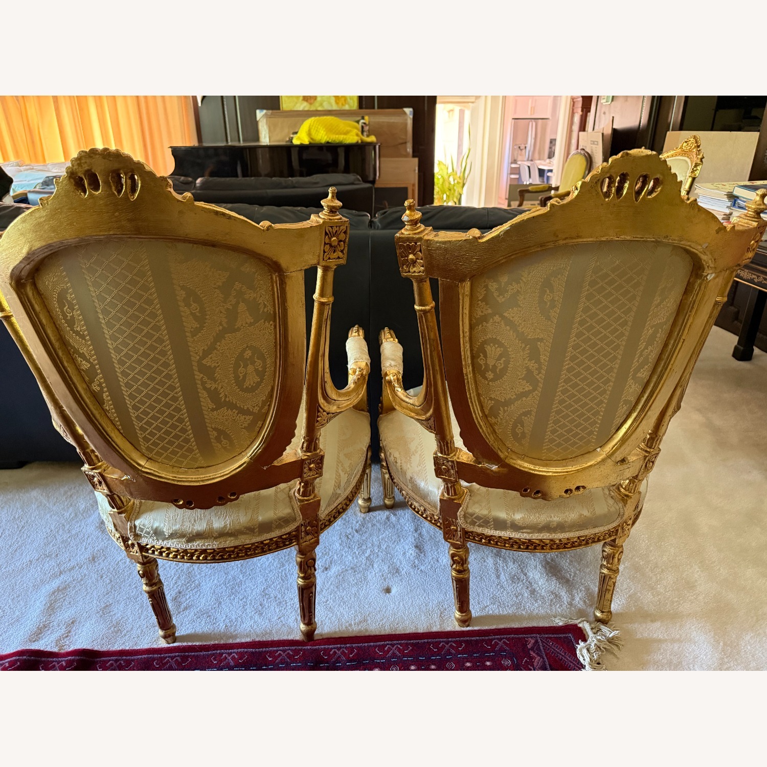 Vintage/Antique Finds Gold Armchair - image-3