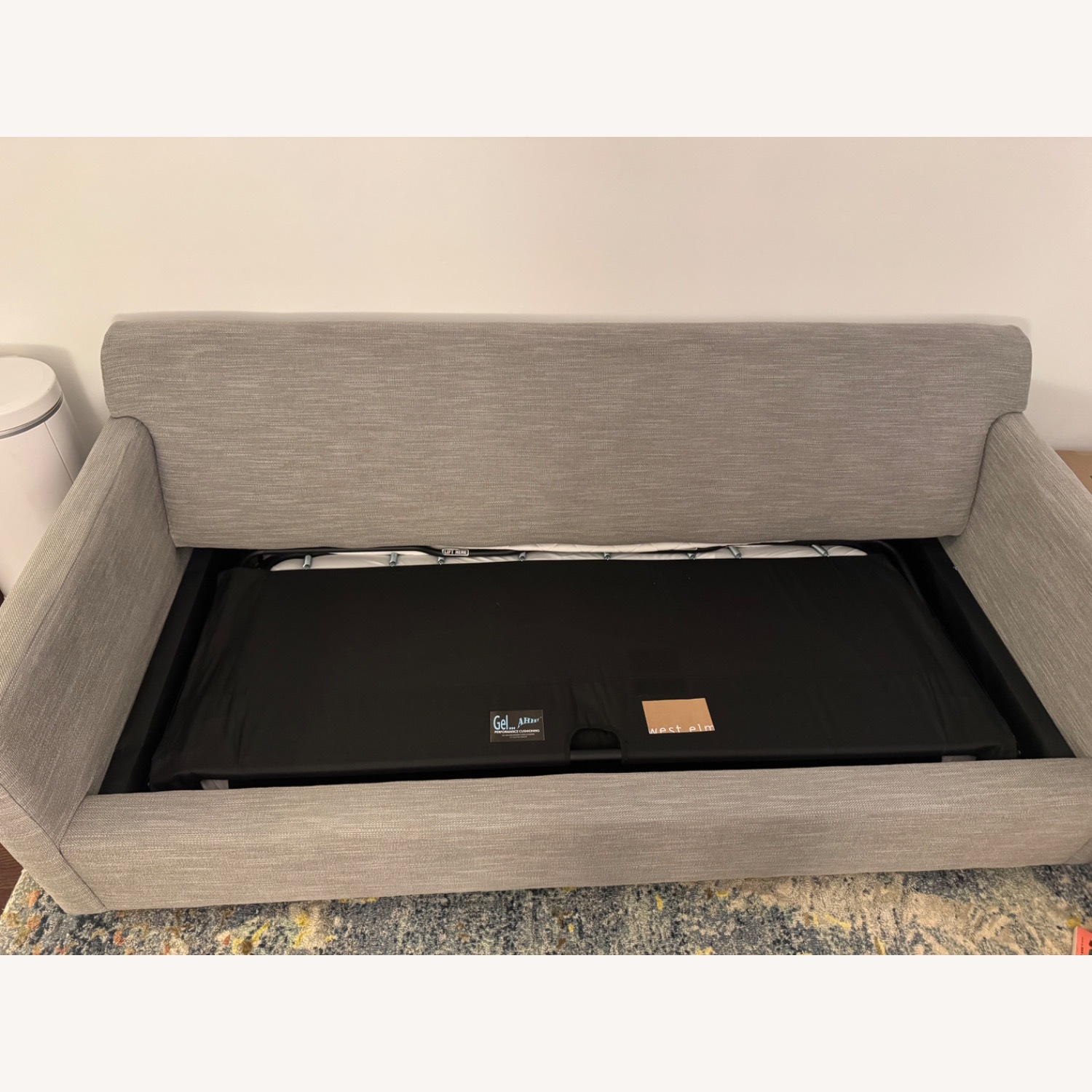 West Elm Marin Sleeper Sofa Storm Gray - image-2