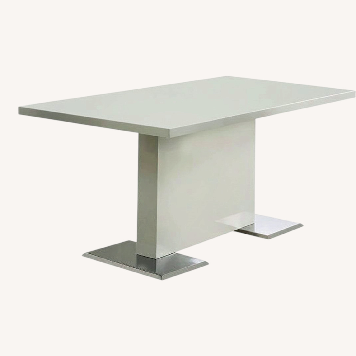 Modern White Table - image-0