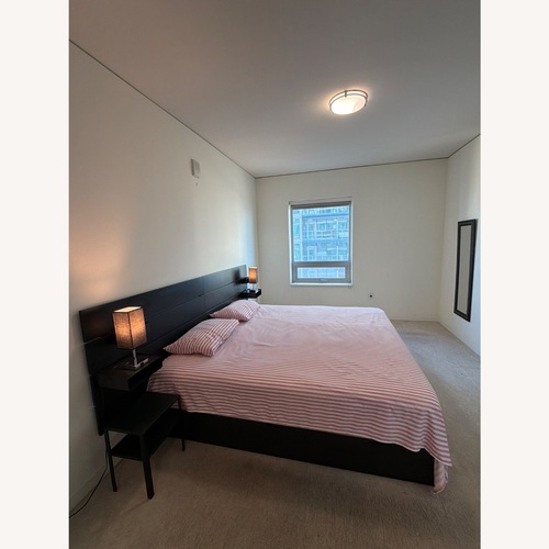 Used IKEA NORDLI Black King Bed for sale on AptDeco