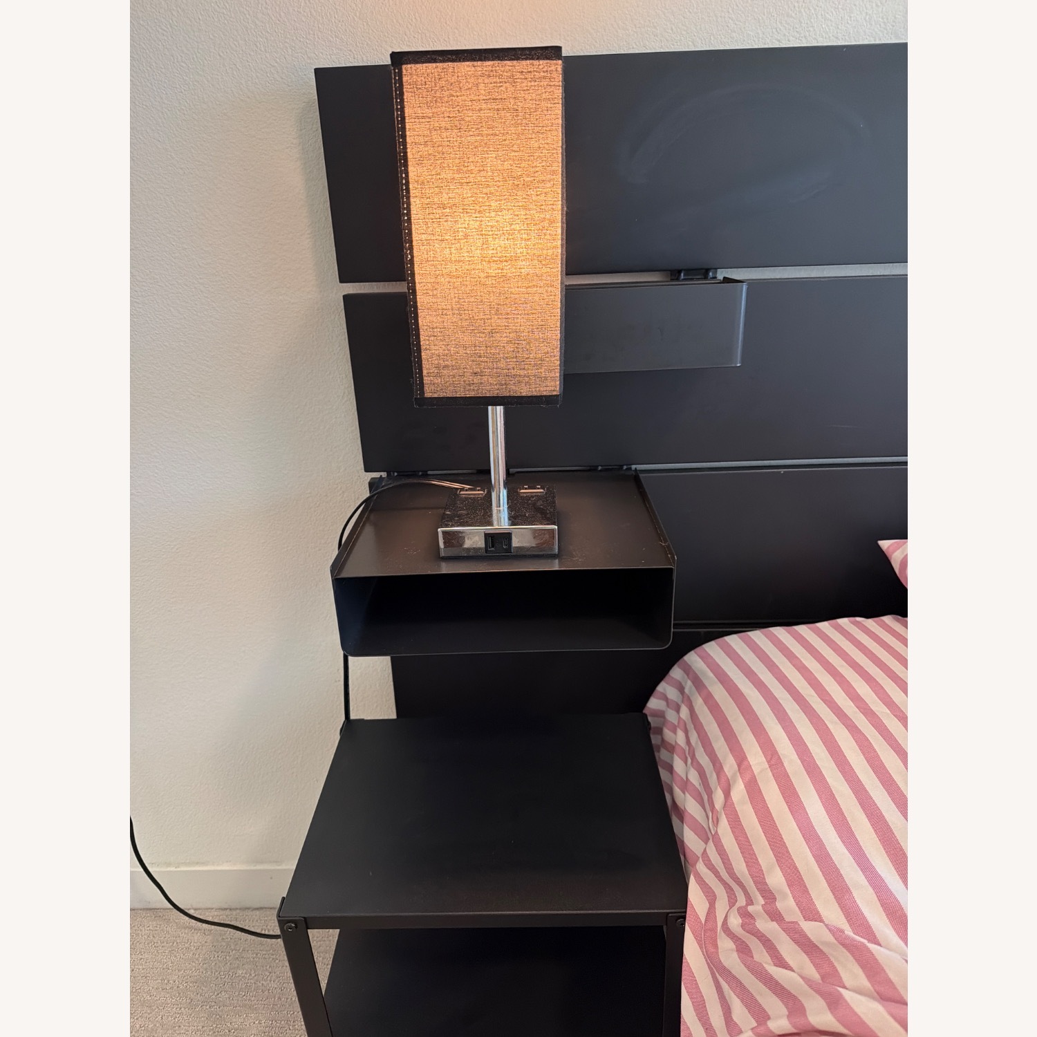 IKEA NORDLI Black King Bed - image-5