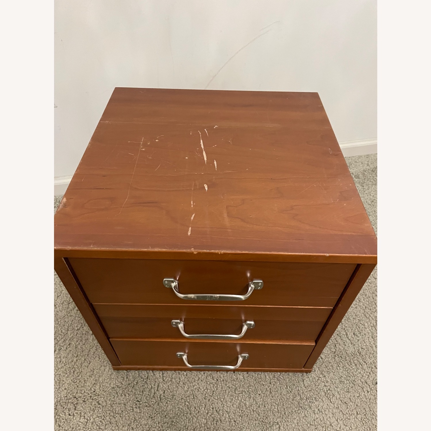 Wood Nightstand - image-4