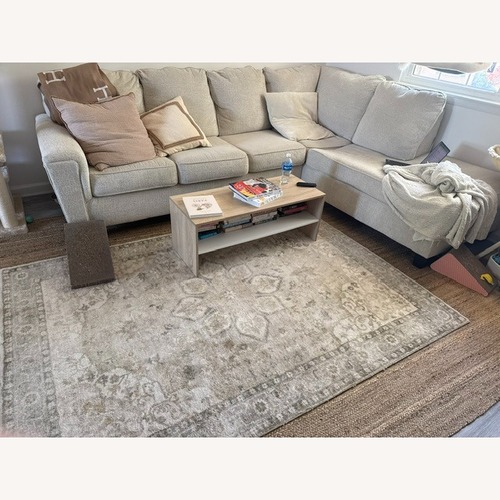 Used Ashley Furniture Natural Fabric Chaise Lounge for sale on AptDeco