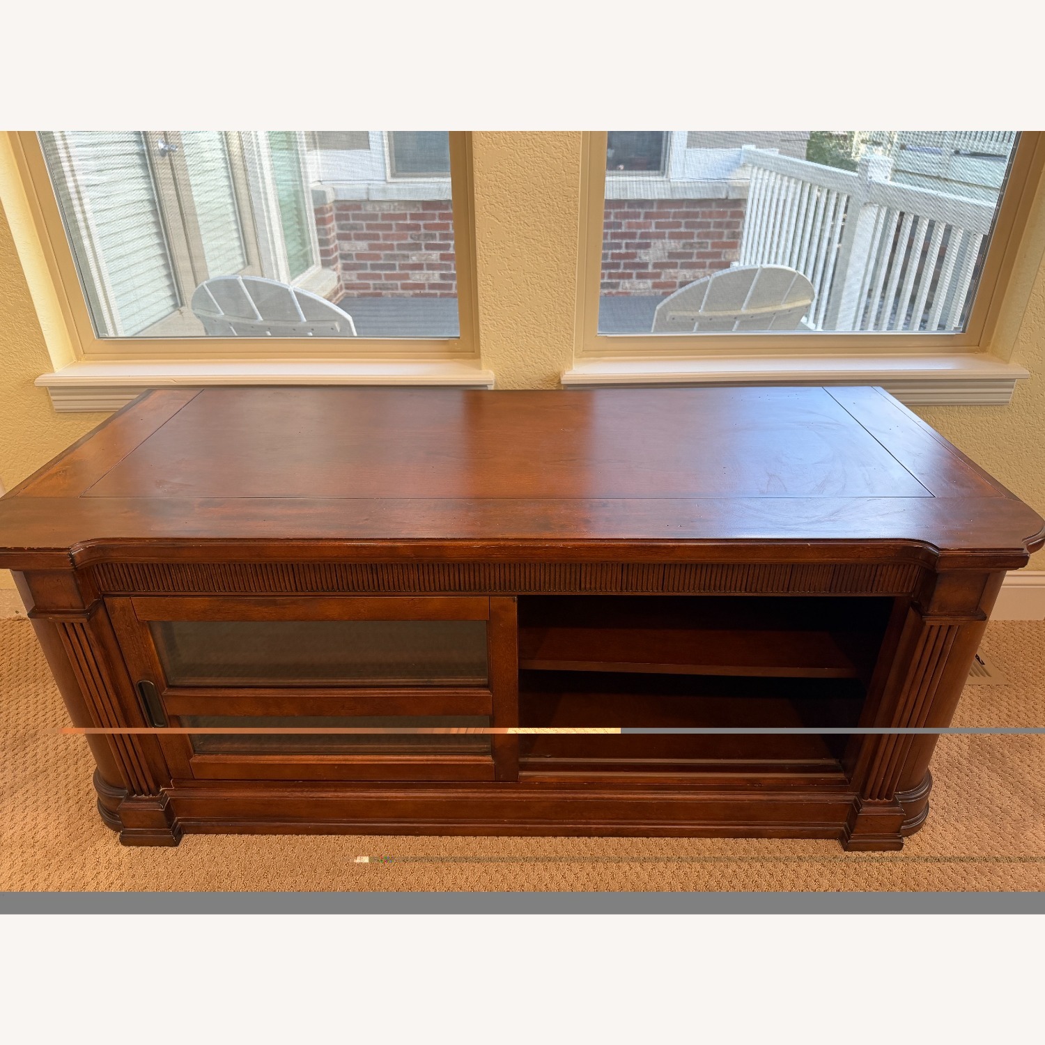 Bassett Elway Dark Brown Wood Media Storage - image-4