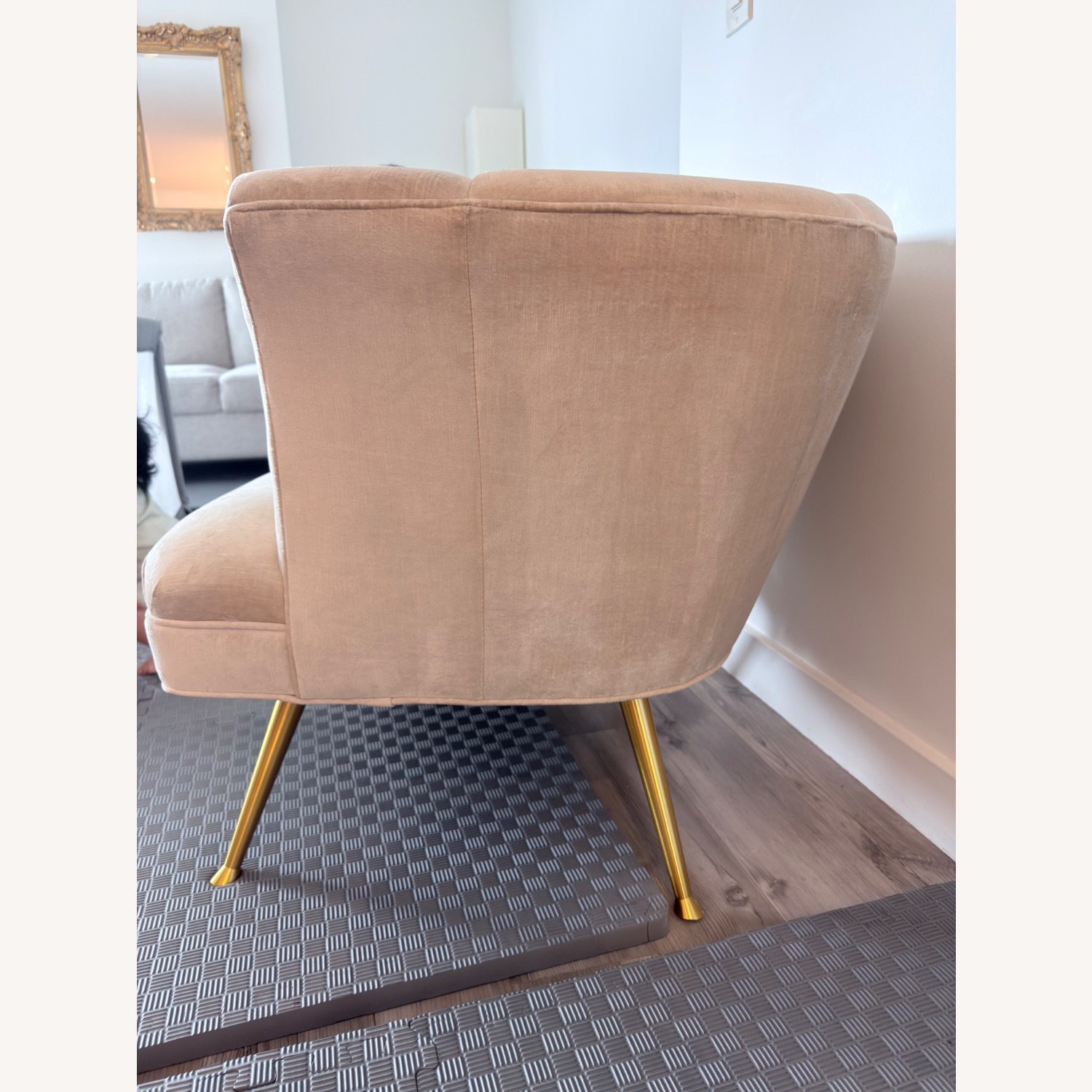 Anthropologie Tulip White Accent Chair - image-3