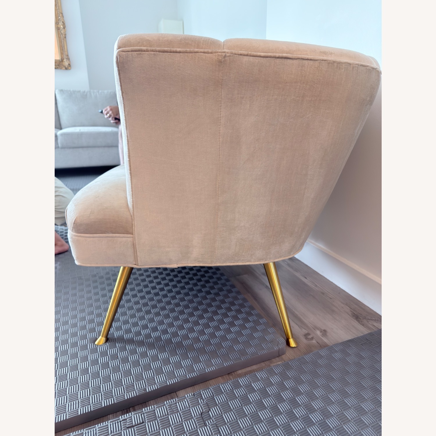 Anthropologie Tulip White Accent Chair - image-4