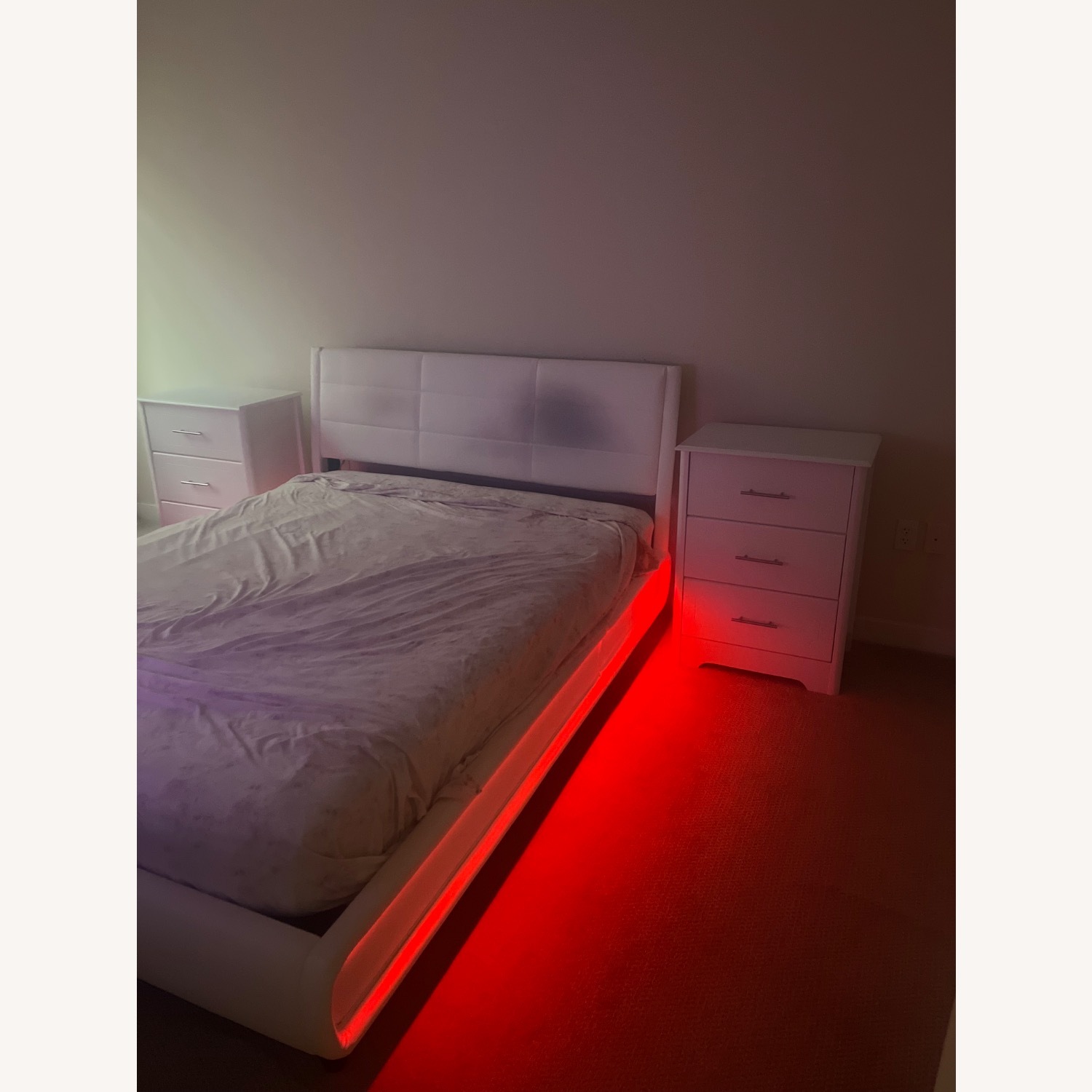 Queen Bed With LED Lights - image-4