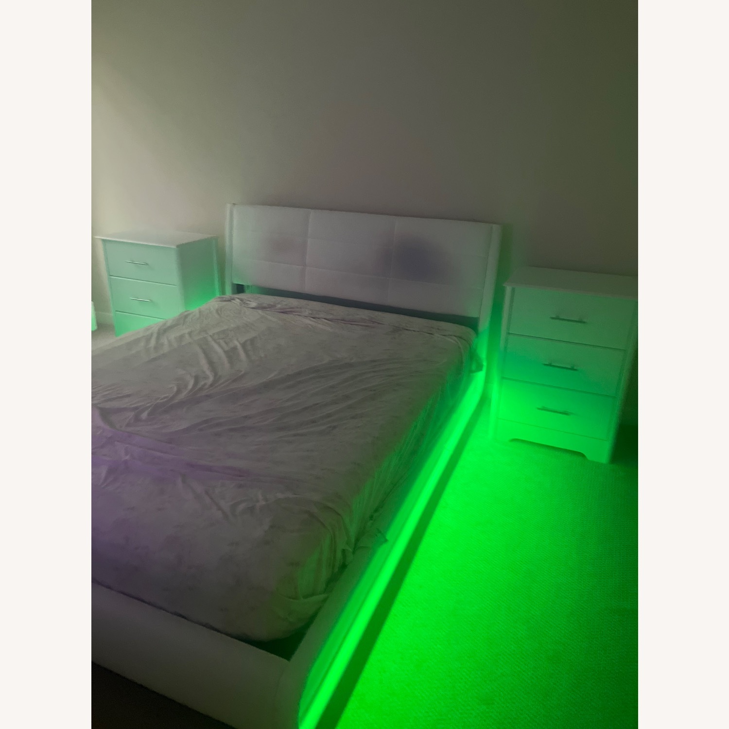 Queen Bed With LED Lights - image-3