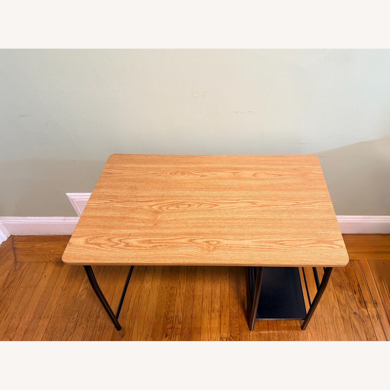 Modern Computer Desk with Storage Shelf - image-2