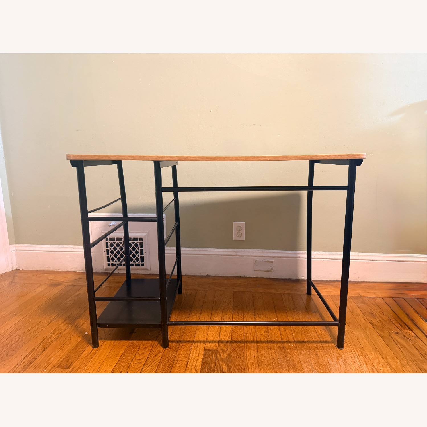 Modern Computer Desk with Storage Shelf - image-9