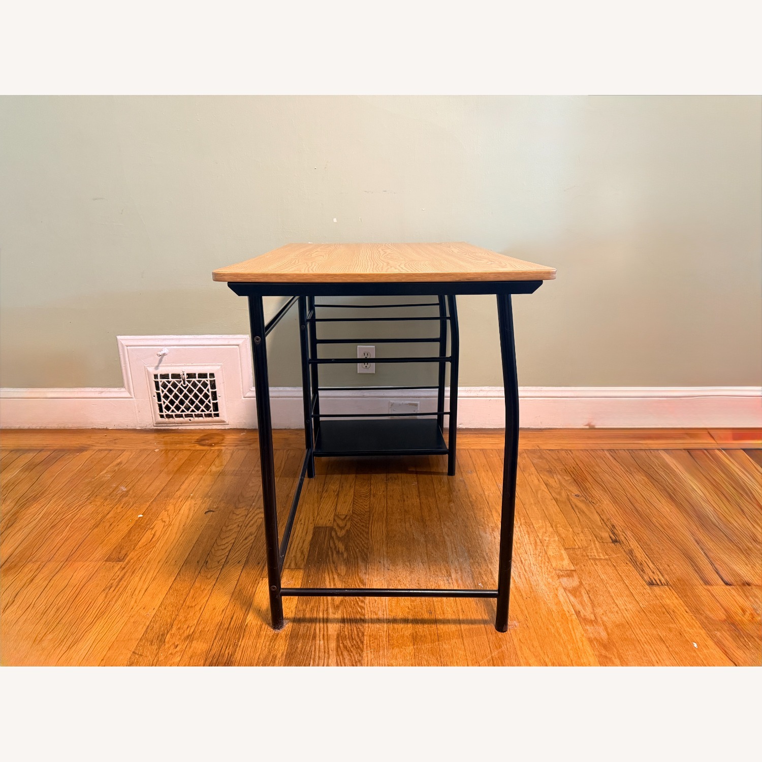 Modern Computer Desk with Storage Shelf - image-4