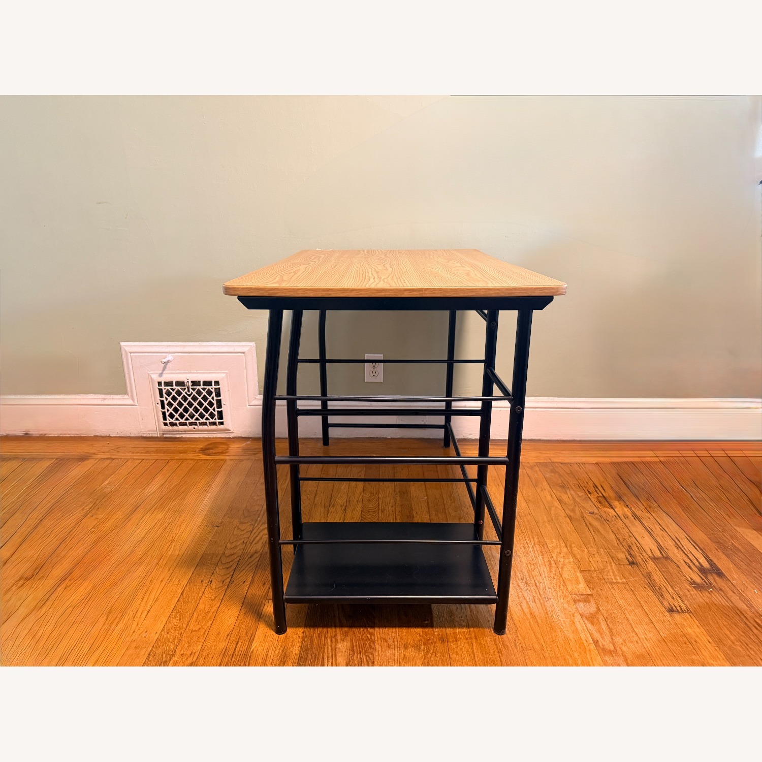 Modern Computer Desk with Storage Shelf - image-3