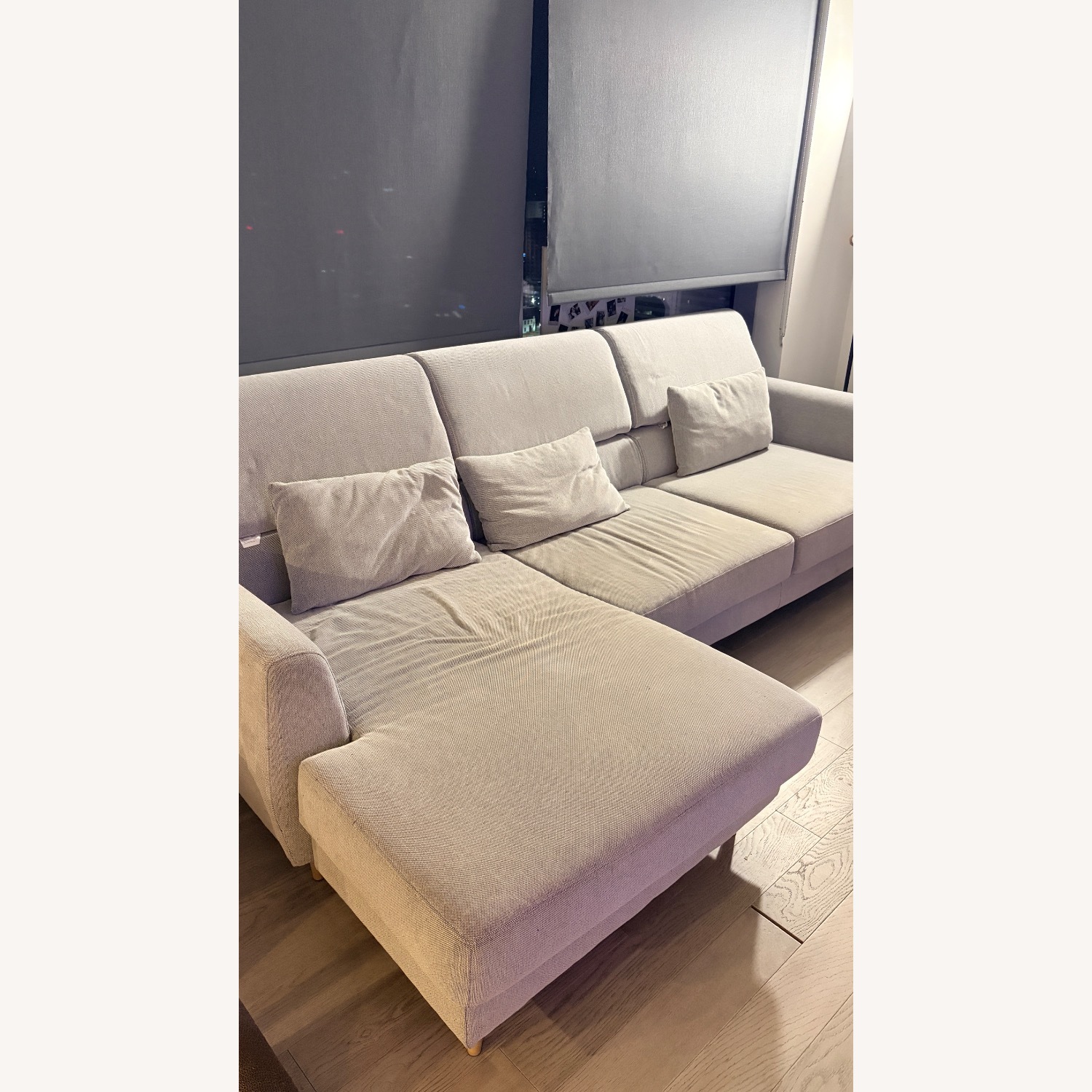 IKEA Slatorp Light Gray 2 Piece Sectional - image-2